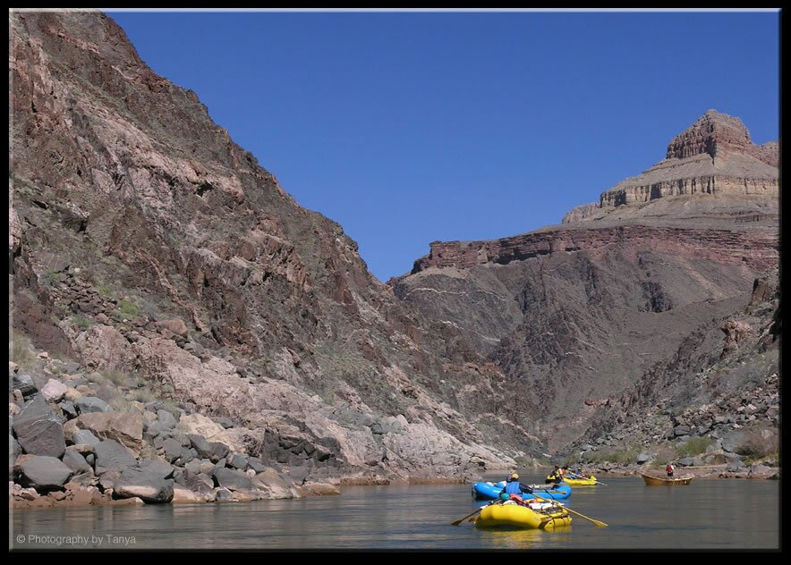 Grand Canyon river photo