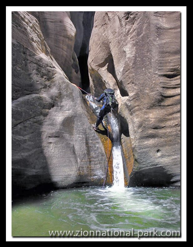 Bo Beck in Kolob Canyon