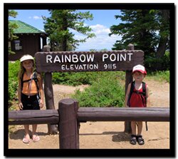 Rainbow Point in Bryce Canyon
