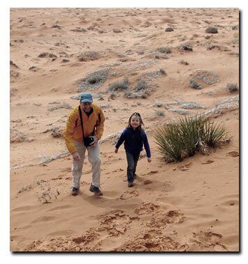 Coral Pink Sand Dunes: Bo Beck and Kyra Milligan