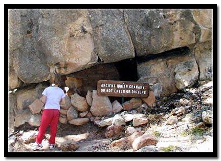 Grand Canyon ancient indian granary