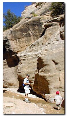 Willis Creek is a fun place to stop for a break when traveling the Skutumpah Road 