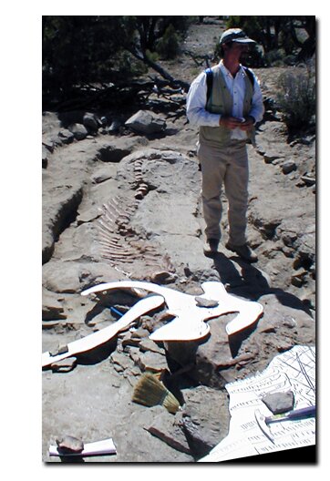 Grand Staircase: Hadrosaur Excavation. Photo by Diane Greene