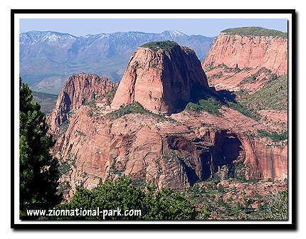 Kolob Arch from a rare angle