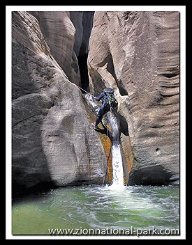 Bo Beck in Kolob Canyon - Kolob Creek