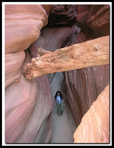 Tanya Milligan in Peek-a-Boo Slot Canyon