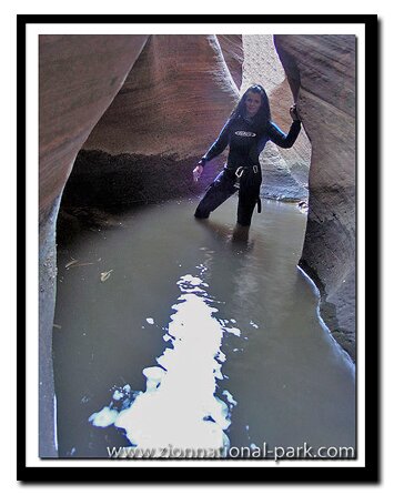 Tanya Milligan canyoneering