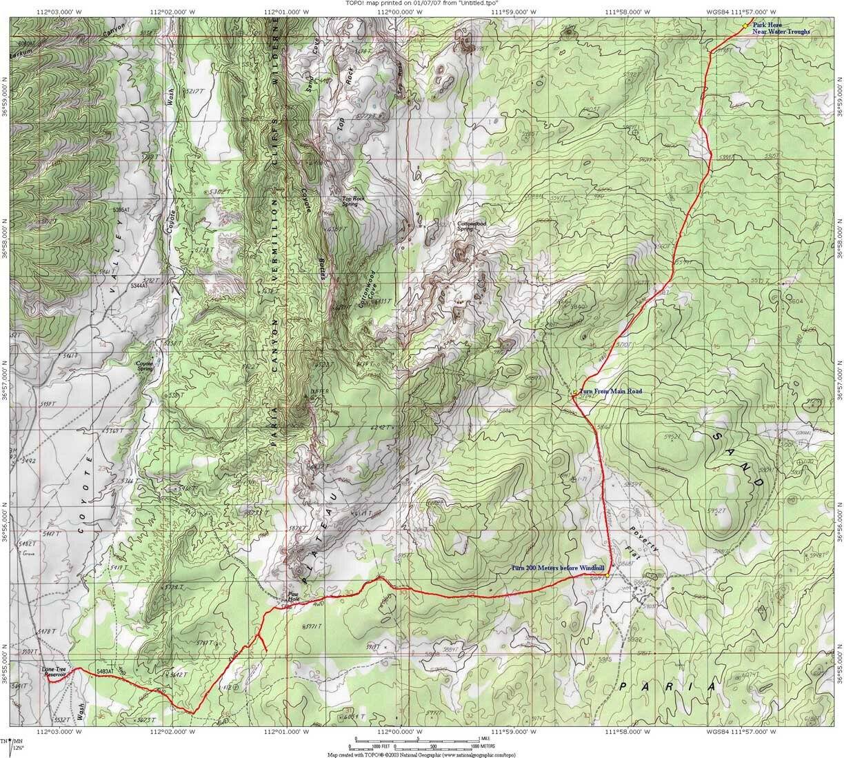 Steamboat Rock Map